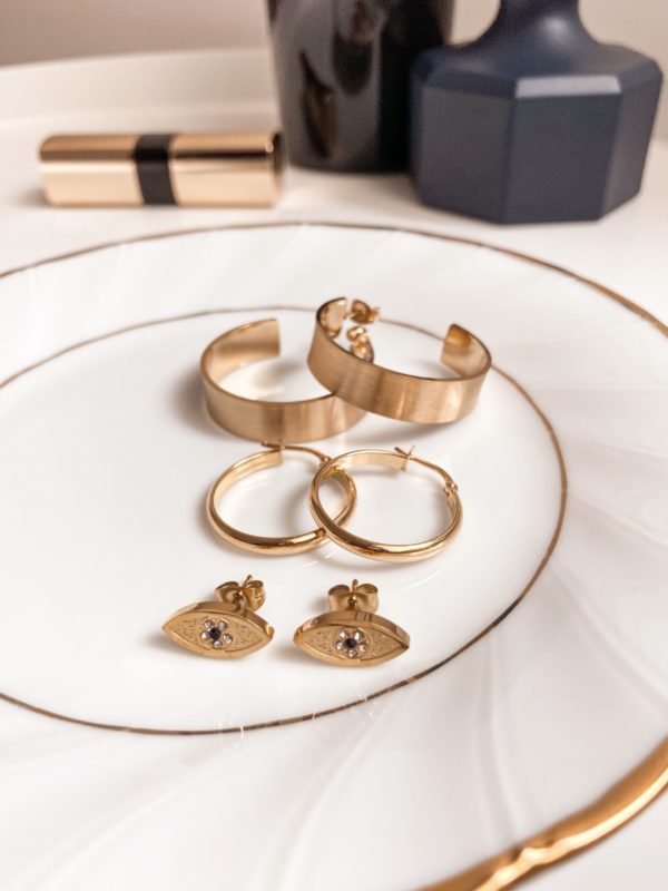 "Mini Eye Earrings" - Image 2