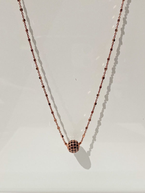 "Black Stone Necklace - Image 2