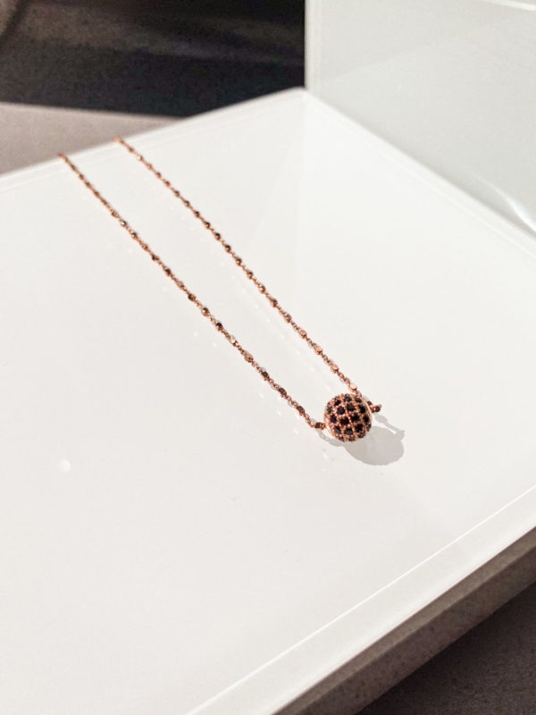 "Black Stone Necklace