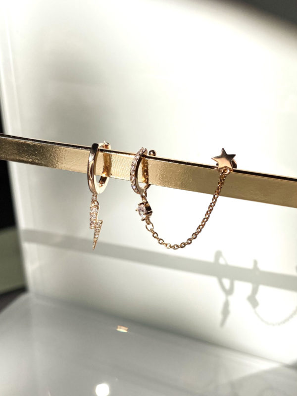 "Pink Thunder Earrings" - Image 3