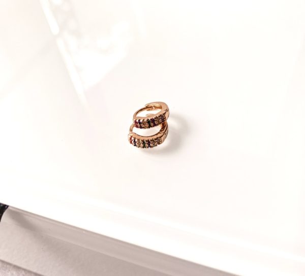 "Double Rainbow Hoops" - Image 3