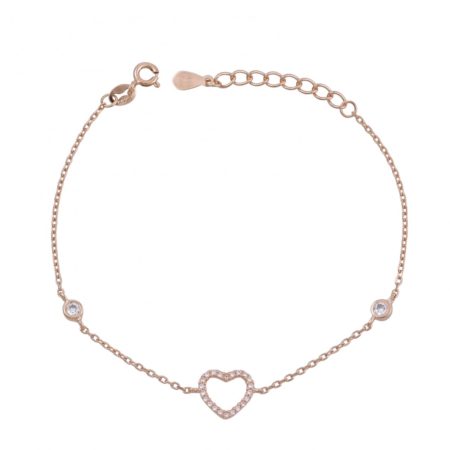 ''Heart Pave Bracelet''