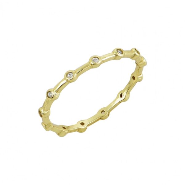 "Trickle Stone Ring"