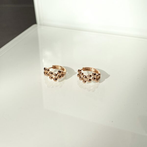 "Beaded Hoops"