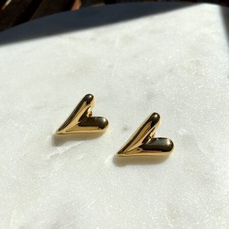 Heart Errings Gold
